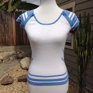 Armani Exchange Zipper Top